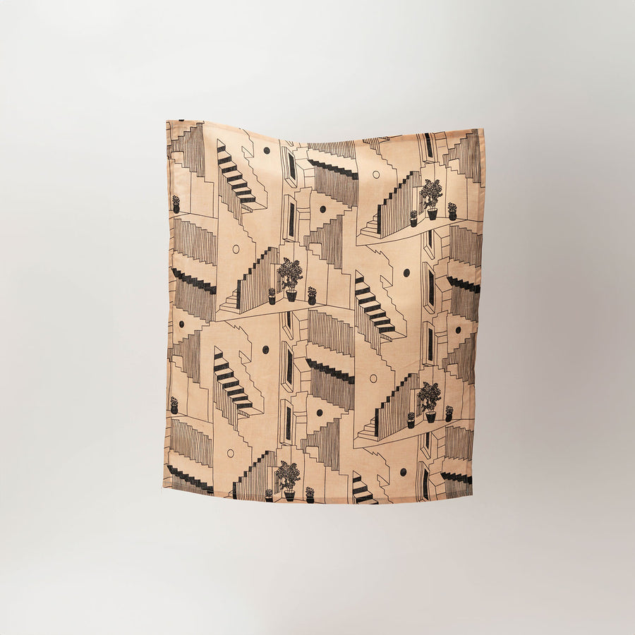 Steps Tea Towel - Linen-Cotton