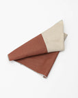 Duo Tone Napkins (Set of 4) Handmade