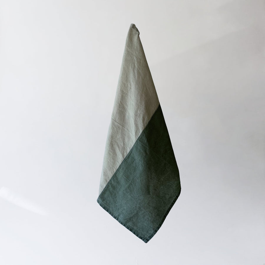 Duo Tone Tea Towel - Handmade